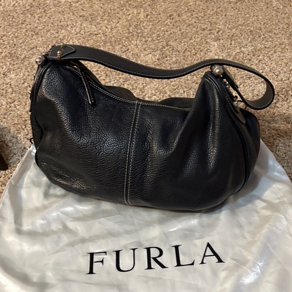Furla Classic Black Hobo Bag - Picture 5 of 5